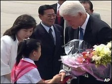 Former President Bill Clinton met with North Korean leader Kim Jong Il in a mission to free reporters