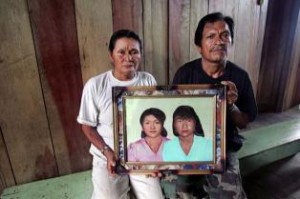 "We are from the Shuar indigenous nation. We came here in 1978, looking for a better life and a good education. We have 8 children and lost two. Maria Graciela died when she was 24, and Rosa died at 12."