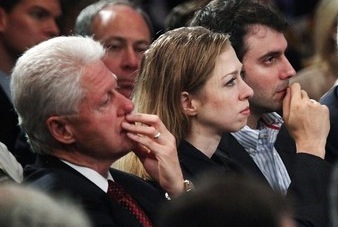 Bill Clinton, Chelsea Clinton and Marc Mezvinsky
