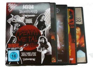 EARACHE TO RELEASE 'DEATH METAL LIVE' 4-DVD SET FOR 6.99GBP on November 30th